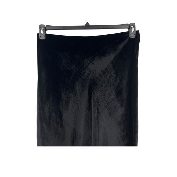 Vince Skirt Velvet Short Slip black size Large L - Picture 2 of 6